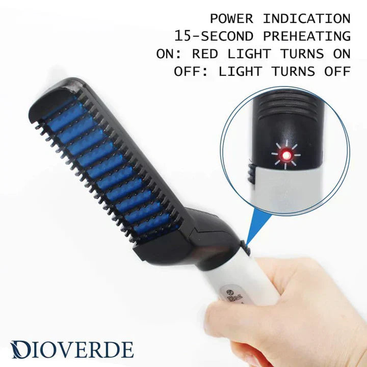 Hair Straightener For Men Multifunctional Comb Curling Electric Brush Beard Comb